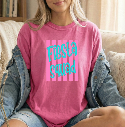 Fiesta Squad Unisex Crunchberry Comfort Colors Tshirt