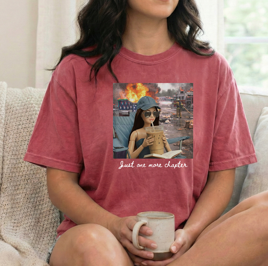 Fire Chap Unisex Crimson Comfort Colors Tshirt