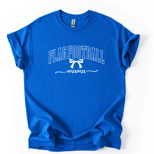Flag Football Mama Unisex Royal Gildan Tshirt