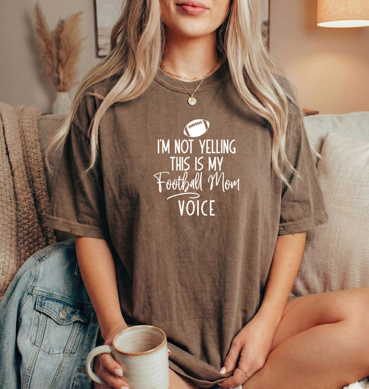 Football voice unisex Espresso Comfort colors T shirt