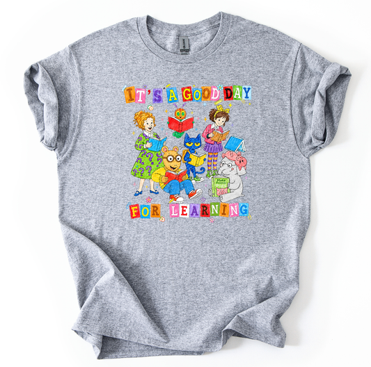 Its a good day Unisex Gildan Sports Grey Tshirt