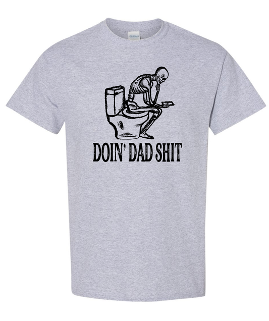 Dad stuff Unisex Gildan Sports Grey Tshirt