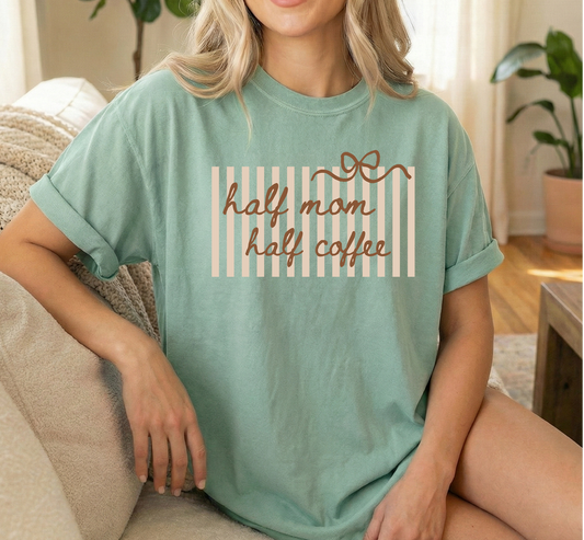 Half and Half Unisex Comfort Colors Bay Tshirt
