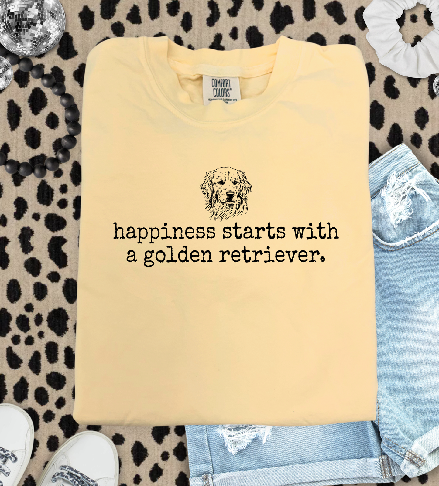 Happiness GR Unisex Butter Comfort Colors Tshirt