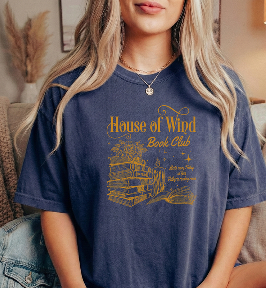 House of Wind Unisex Comfort Colors Navy Tshirt