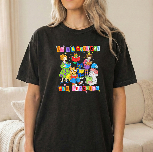 Its a good day Unisex Comfort Colors Black Tshirt