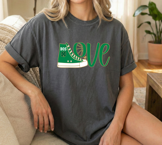 Love Boston Pepper Unisex Comfort Colors Tshirt