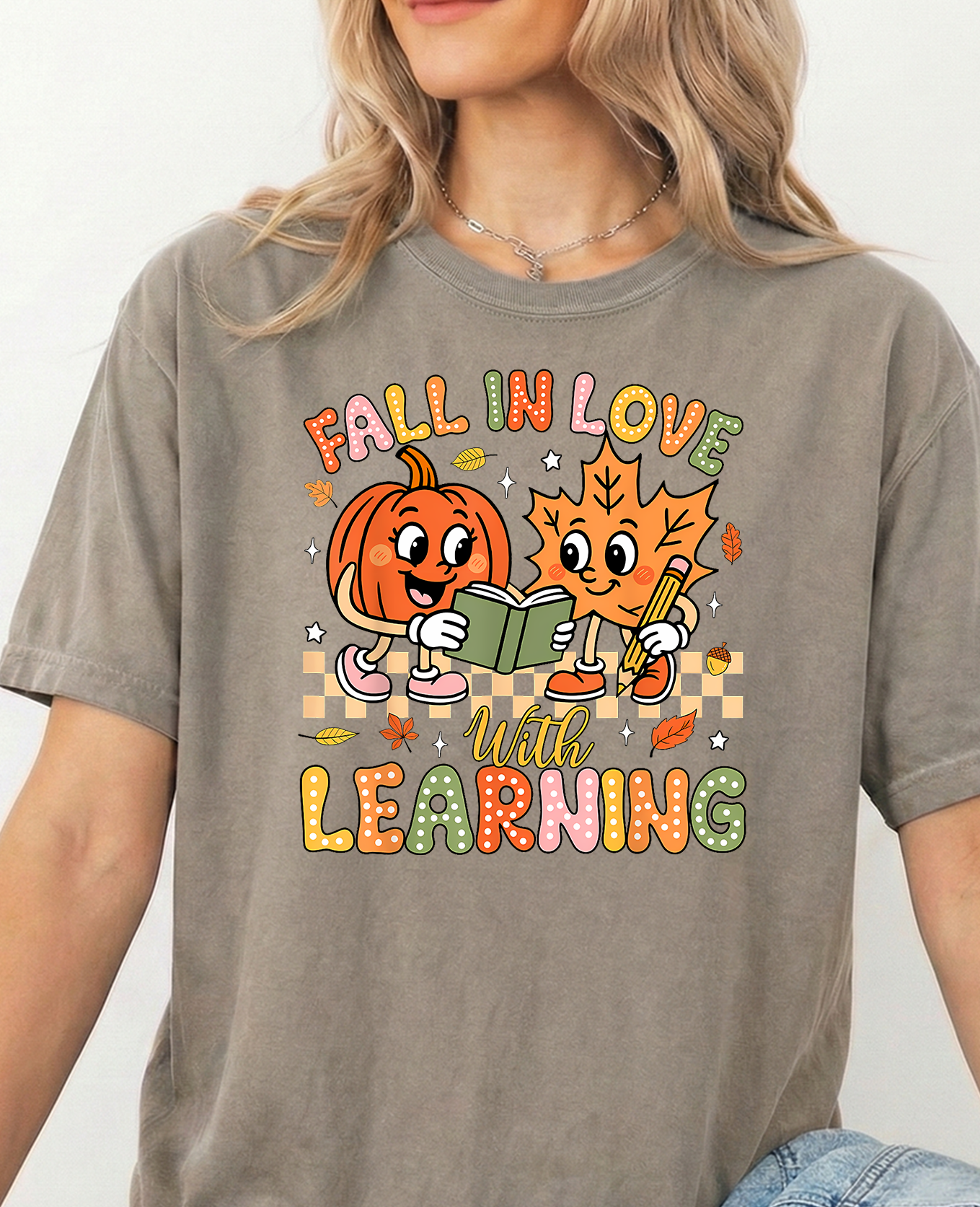 Love Learning Unisex Khaki comfort colors Tshirt