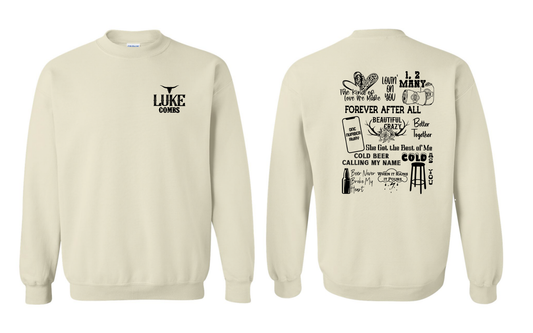 LC Sand Unisex Gildan Crewneck Sweatshirt