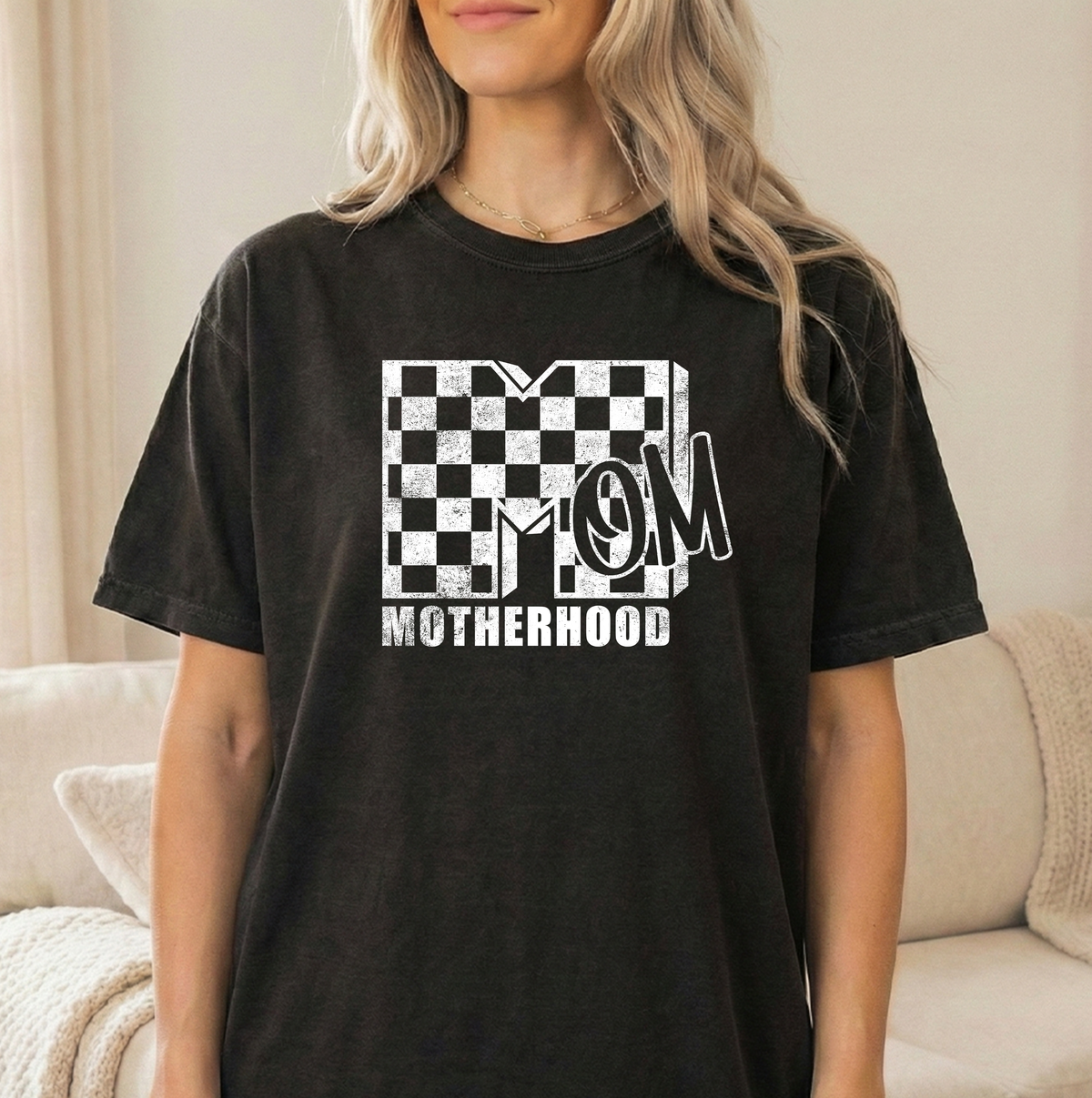 MTV motherhood unisex black comfort colors t shirt