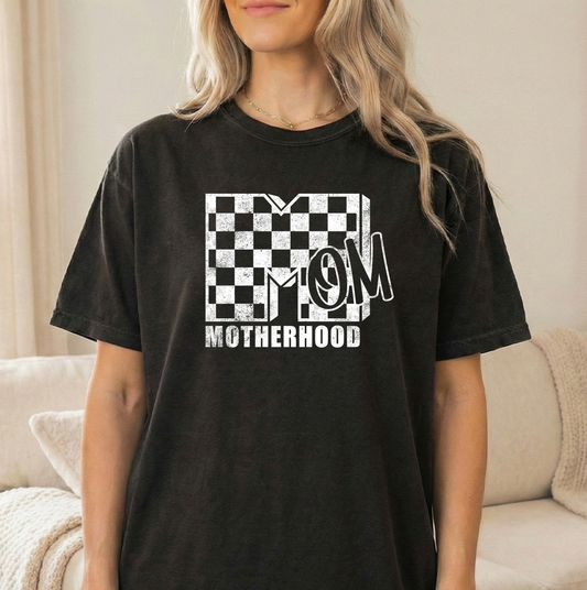 MTV motherhood unisex black comfort colors t shirt