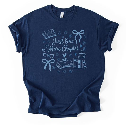 One Chap Unisex Navy Gildan Tshirt