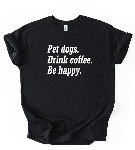 Pet dogs Unisex Gildan Black Tshirt