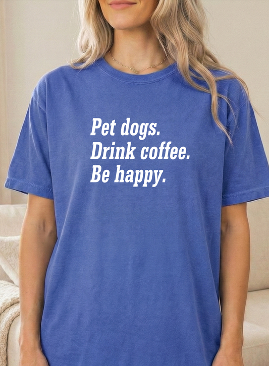 Pet dogs Unisex Flo Blue Comfort Colors Tshirt