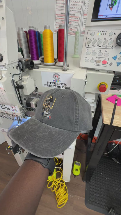 Benito Bowl Adjustable Washed Black cap~ Limited Quantity