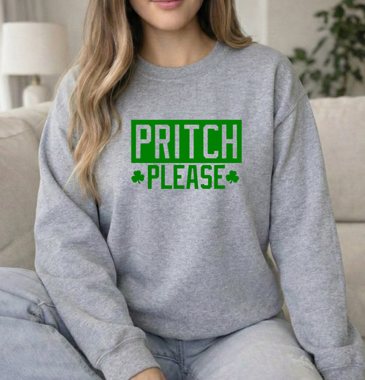 Pritch Please Sports grey unisex Gildan Sweatshirt