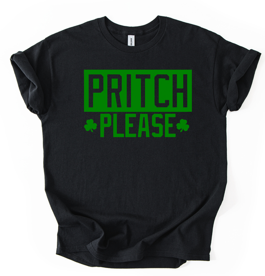 Pritch Please Black unisex Gildan Tshirt