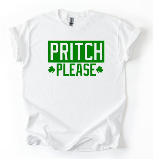 Pritch please White Unisex Gildan Tshirt