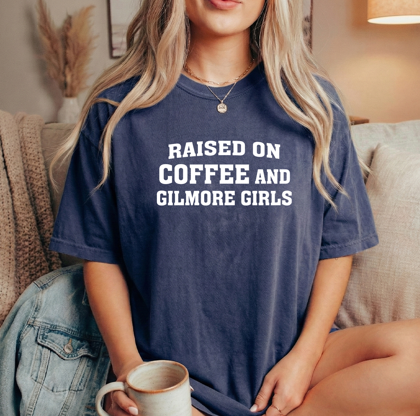 Raised on GG Unisex Navy Comfort Colors Tshirt