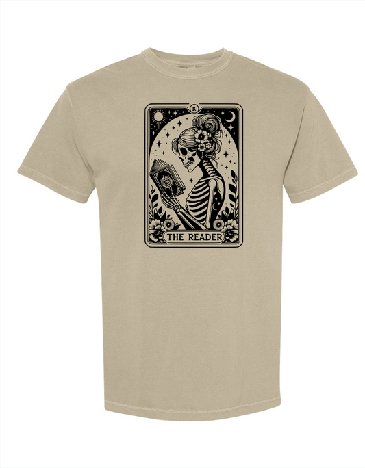 Reading Tarot card Unisex Khaki Comfort Colors Tshirt