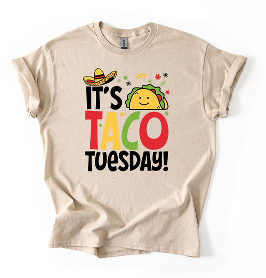 Taco Tuesday Sand YOUTH Gildan Tshirt