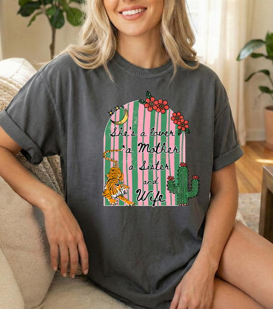 Shes a mother Unisex Pepper Comfort Colors Tshirt