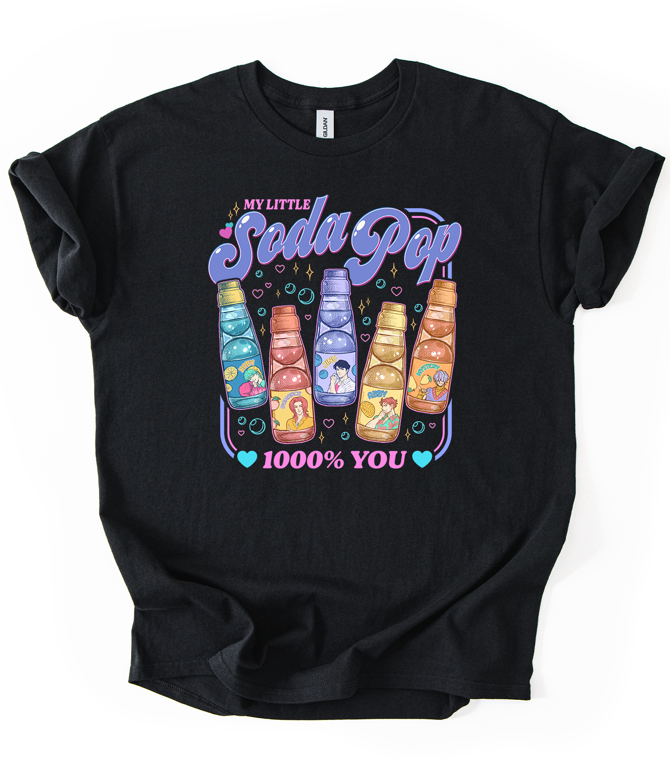 Soda pop Youth Gildan Black Tshirt