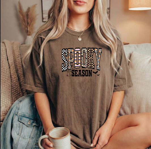 Spooky season 2 unisex espresso comfort colors t shirt