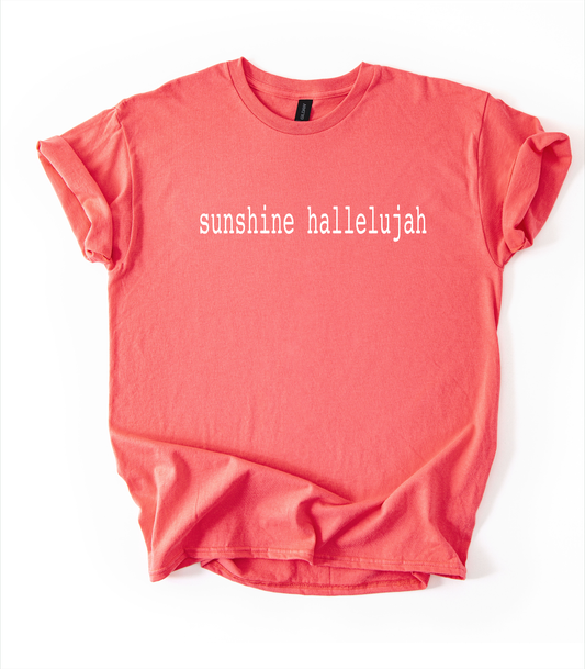 Sunshine H Unisex Gildan Coral Silk Tshirt