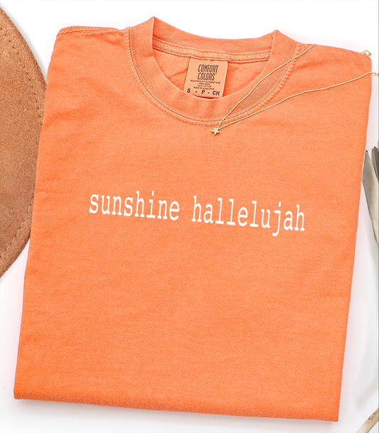 Sunshine H Unisex Comfort Colors Melon Tshirt
