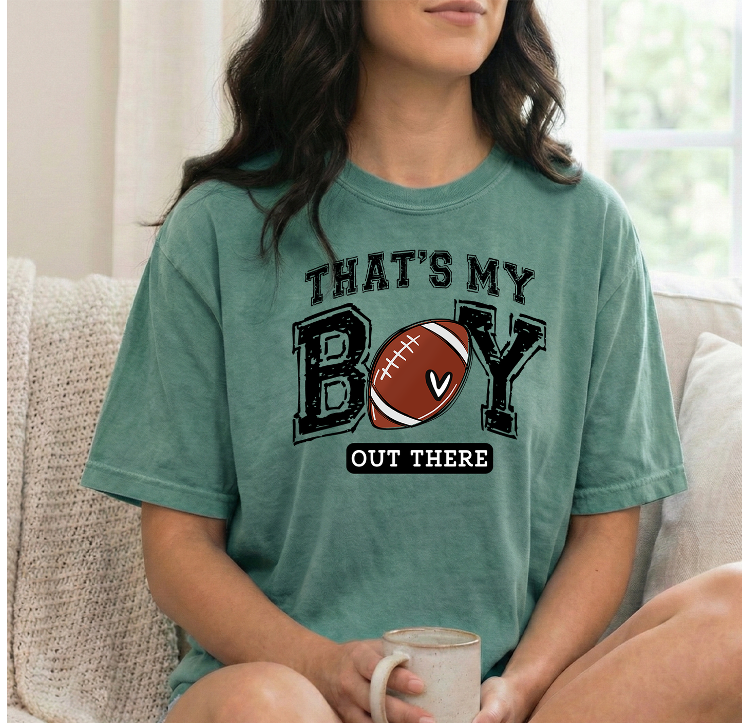 My boy light green Unisex Comfort Colors Tshirt