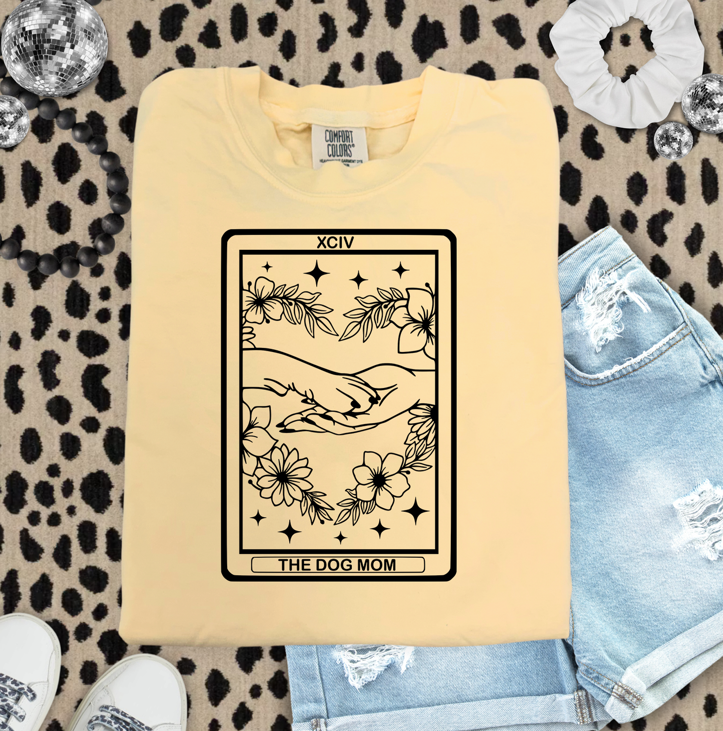 The dog mom Unisex Comfort Colors Butter Tshirt