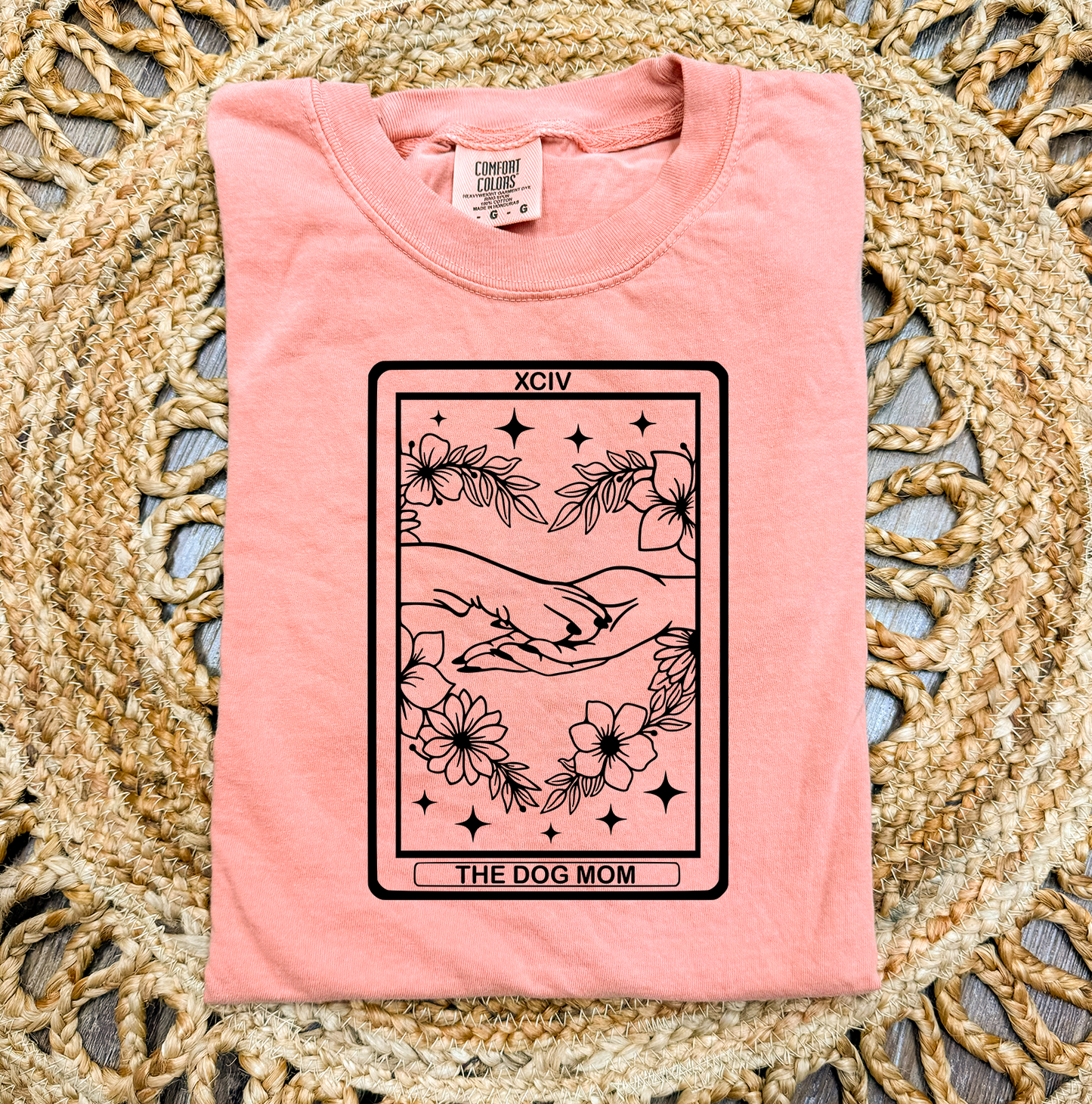 The dog mom Unisex Comfort Colors Terracotta Tshirt