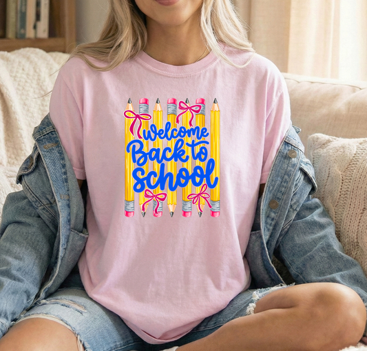 Welcome back Blossom Unisex Comfort Colors Tshirt