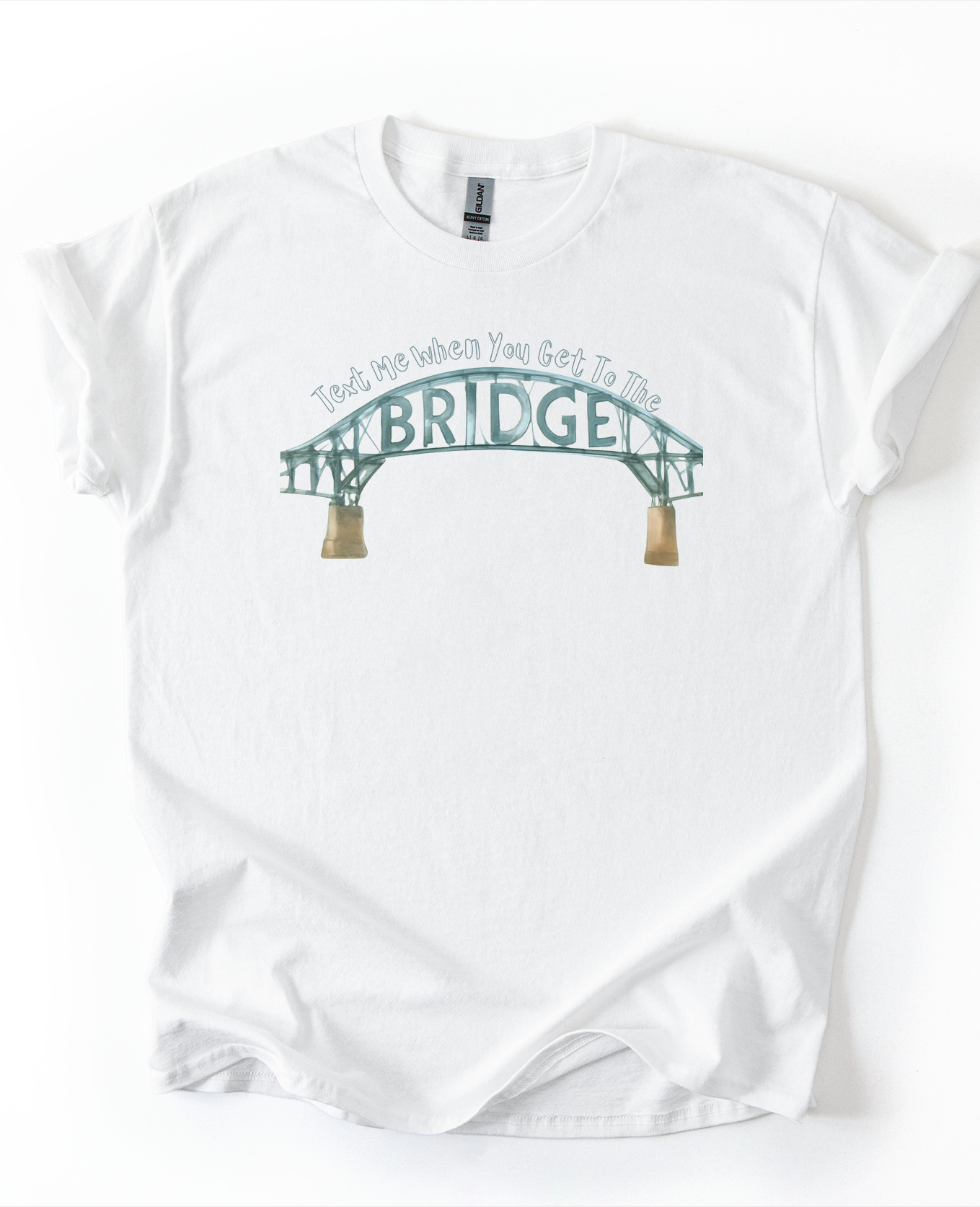 Text me Youth Gildan White Tshirt