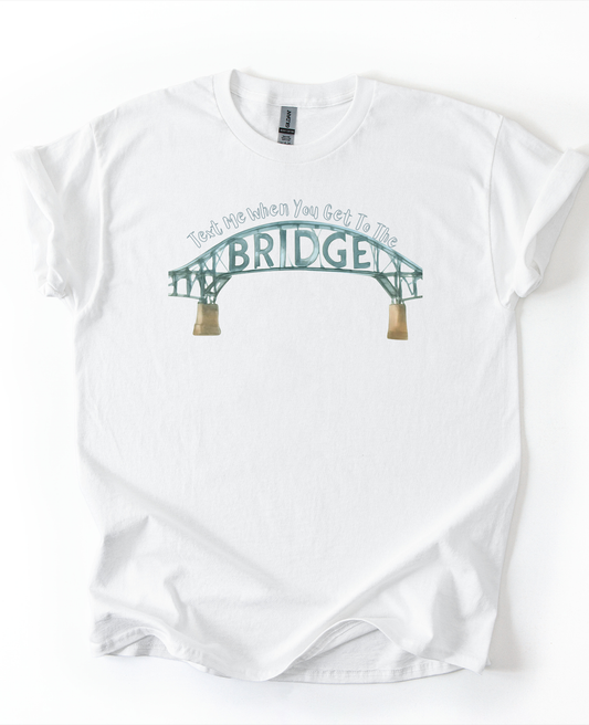 Text me Youth Gildan White Tshirt